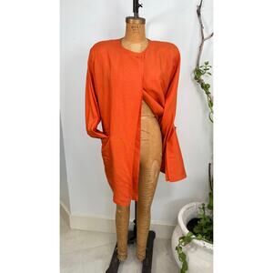 Vintage Gianfranco Ferré Silk Jacket – Pure Silk Designer Blazer Size 42